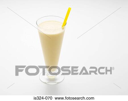 Stock Image - Banana milkshake. Fotosearch