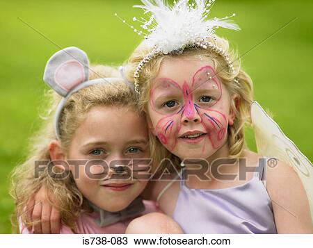Girls in fancy dress View Large Photo Image Stock Image - Girls in fancy dress. Fotosearch