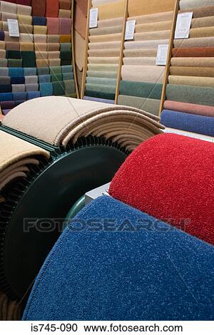 Stock Image - Carpet shop. Fotosearch