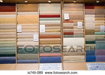 Stock Photo - Carpet shop. Fotosearch