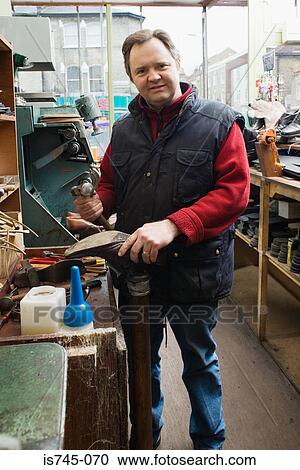 Stock Image - Cobbler. Fotosearch