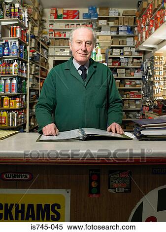Hardware store owner View Large Photo Image Stock Photography - Hardware store owner. Fotosearch