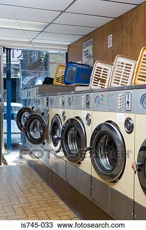 Laundrette View Large Photo Image Stock Image - Laundrette. Fotosearch