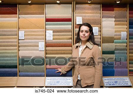 Woman in a carpet shop View Large Photo Image Picture - Woman in a carpet shop. Fotosearch