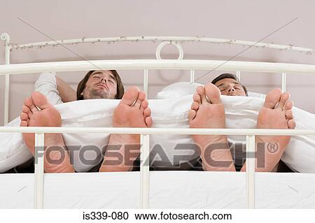 Gay couple asleep View Large Photo Image Stock Image - Gay couple asleep. Fotosearch