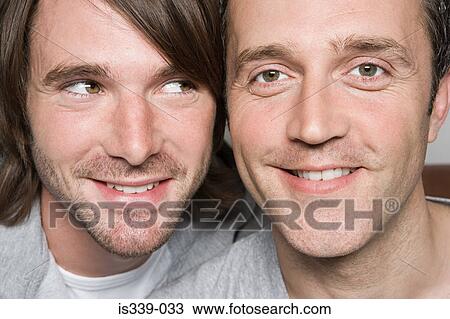 Portrait of a gay couple View Large Photo Image Stock Image - Portrait of a gay couple. Fotosearch