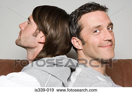 Stock Photo - Portrait of a gay couple . Fotosearch