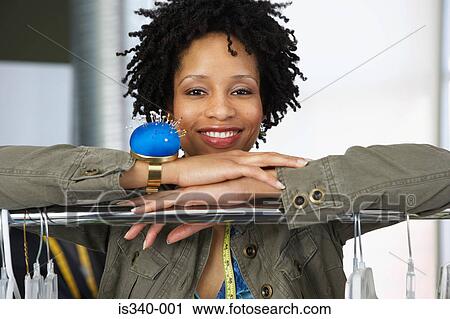 Stock Image - Fashion designer. Fotosearch