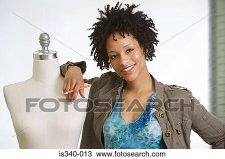 Stock Image - Fashion designer. Fotosearch
