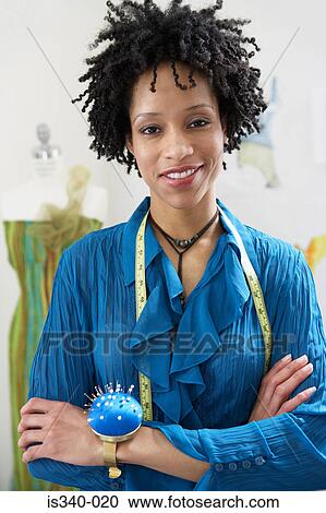 Stock Image - Fashion designer. Fotosearch