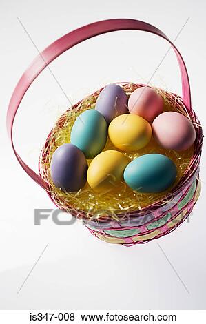 Basket of eggs View Large Photo Image Stock Photo - Basket of eggs. Fotosearch