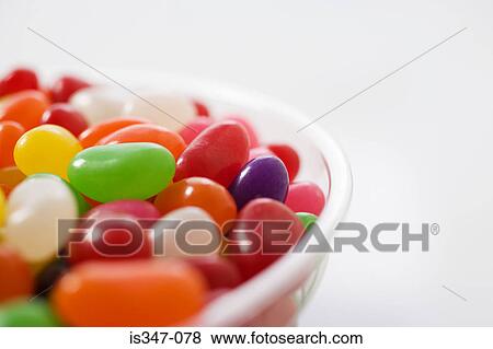 Stock Photo - Bowl of jellybeans. Fotosearch