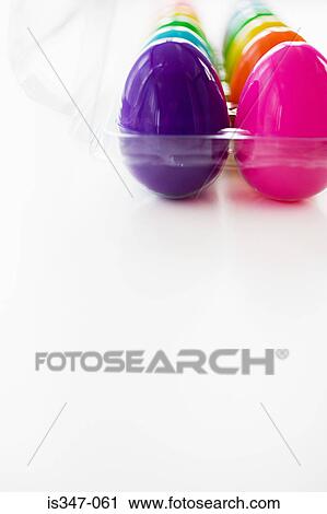 Plastic colourful eggs View Large Photo Image Stock Image - Plastic colourful eggs. Fotosearch