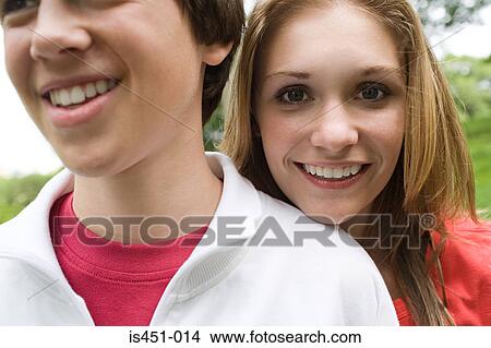 Two smiling teenagers View Large Photo Image Picture - Two smiling teenagers. Fotosearch