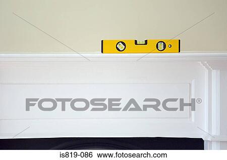 Spirit level on a mantlepiece View Large Photo Image Stock Photograph - Spirit level on a mantlepiece. Fotosearch