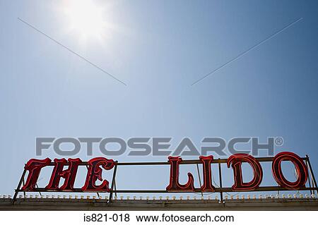 Stock Photo - Lido sign. Fotosearch