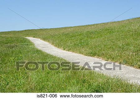 Path through a field View Large Photo Image Stock Photograph - Path through a field. Fotosearch