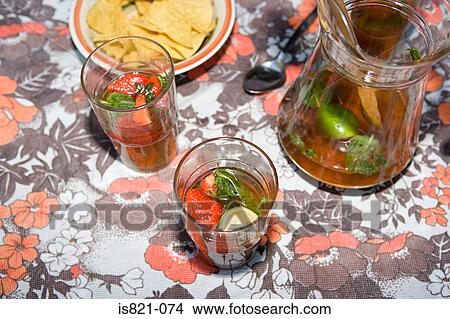 Pimms on the table View Large Photo Image Picture - Pimms on the table. Fotosearch