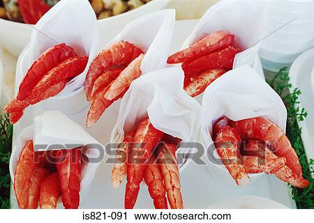 Stock Image - Prawns. Fotosearch