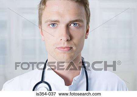 Portrait of a doctor View Large Photo Image Stock Photo - Portrait of a doctor. Fotosearch