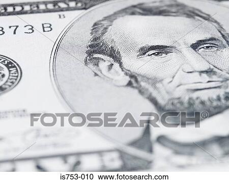 Close up of a five dollar note View Large Photo Image Stock Image - Close up of a five dollar note. Fotosearch