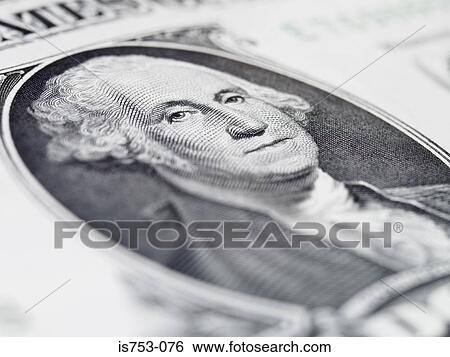 Close up of one dollar bill View Large Photo Image Stock Photograph - Close up of one dollar bill. Fotosearch