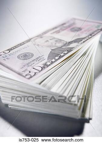 Pile of fifty dollar bills View Large Photo Image Stock Photography - Pile of fifty dollar bills. Fotosearch