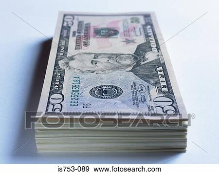 Pile of fifty dollar notes View Large Photo Image Stock Photo - Pile of fifty dollar notes. Fotosearch