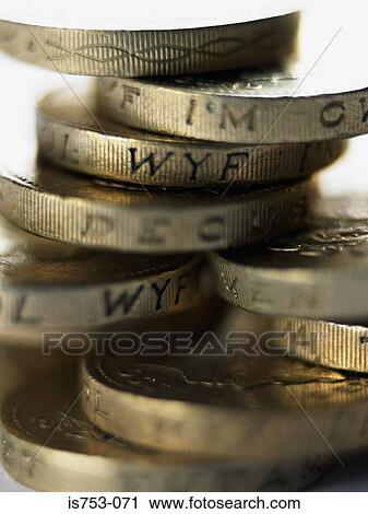 Stock Image - Pile of pounds. Fotosearch