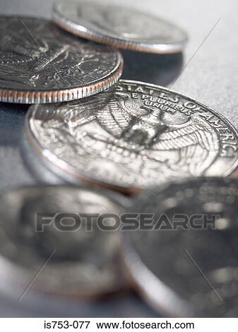 Quarter dollars View Large Photo Image Stock Photo - Quarter dollars. Fotosearch