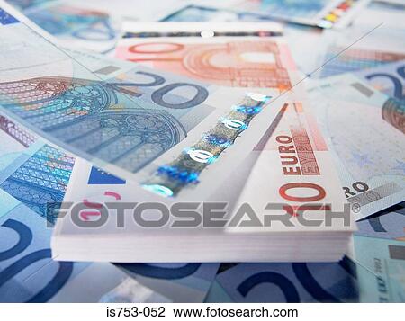 Ten and twenty euro notes View Large Photo Image Stock Image - Ten and twenty euro notes. Fotosearch