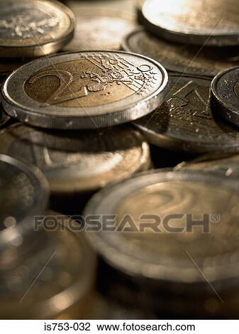 Two euro coins View Large Photo Image Stock Image - Two euro coins. Fotosearch