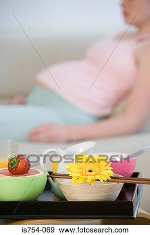 Bowls of fruit on a tray View Large Photo Image Stock Photo - Bowls of fruit on a tray. Fotosearch