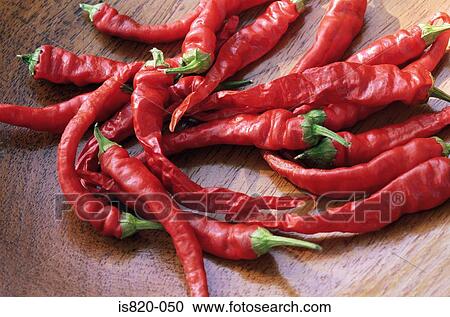 Stock Image - Chilli peppers. Fotosearch