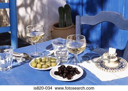 Olives on a table View Large Photo Image Picture - Olives on a table. Fotosearch