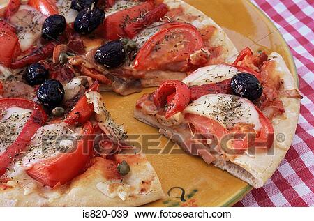Pizza View Large Photo Image Stock Photo - Pizza. Fotosearch