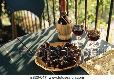 Red wine and red grape View Large Photo Image Stock Photo - Red wine and red grape. Fotosearch