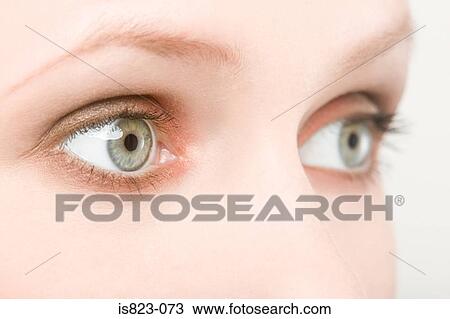 Young womans eyes View Large Photo Image Stock Image - Young womans eyes. Fotosearch