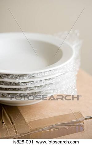 Bowls ready for packing View Large Photo Image Stock Image - Bowls ready for packing. Fotosearch