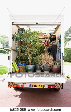 Full removal van View Large Photo Image Stock Photograph - Full removal van. Fotosearch