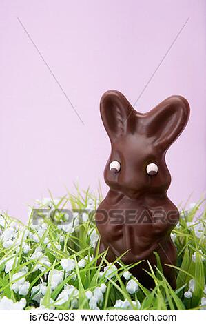 Stock Image - Chocolate rabbit. Fotosearch