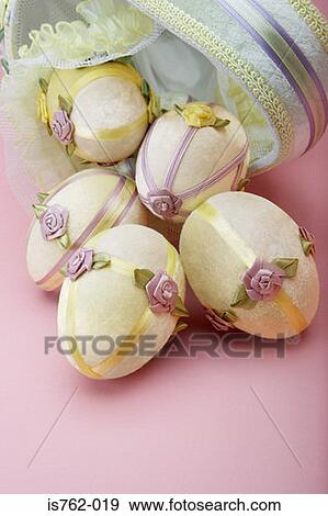 Embroidered easter eggs View Large Photo Image Stock Photo - Embroidered easter eggs. Fotosearch