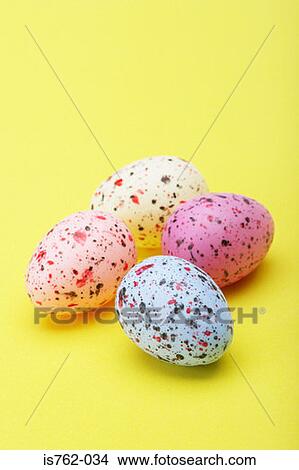 Four speckled easter eggs View Large Photo Image Picture - Four speckled easter eggs. Fotosearch