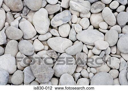 Stock Image - Grey pebbles. Fotosearch