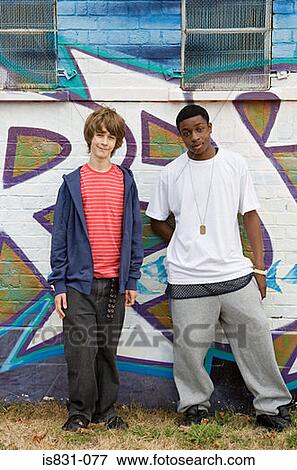 Stock Photo - Teenage friends. Fotosearch