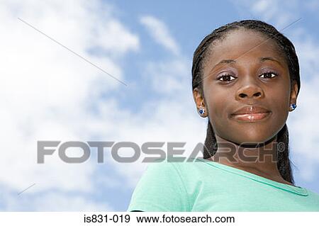 Stock Photo - Teenage girl. Fotosearch
