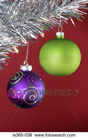 Two baubles View Large Photo Image Stock Photo - Two baubles. Fotosearch