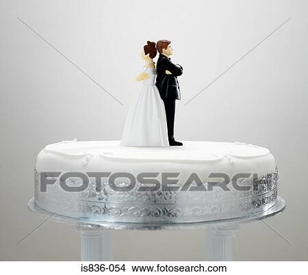 Bride and bridegroom figurines back to back View Large Photo Image Picture - Bride and bridegroom figurines back to back. Fotosearch