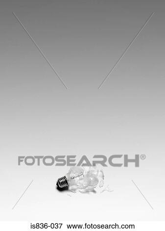 Broken lightbulb View Large Photo Image Stock Photo - Broken lightbulb. Fotosearch