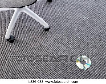 Compact disc broken on the floor View Large Photo Image Stock Image - Compact disc broken on the floor. Fotosearch